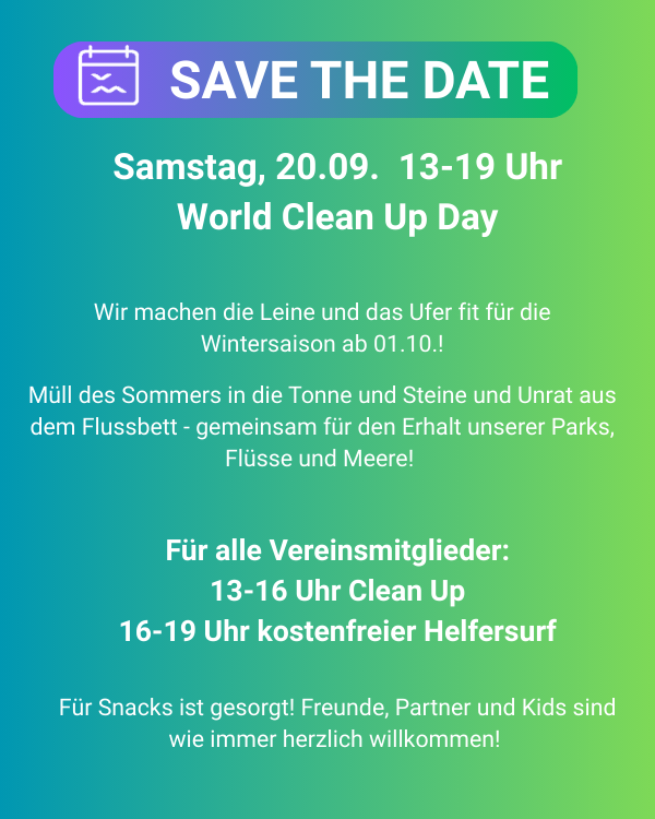 Wir machen das Ufer fit.